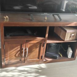 Used Wood TV Console For Sale