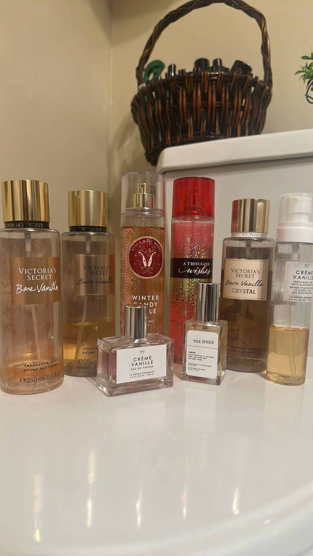 Mostly vanilla perfume bundle