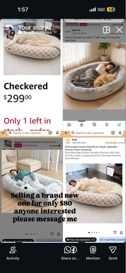 Adult confee relaxing bed