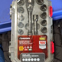 Husky Universal Socket Set 3/8 Drive