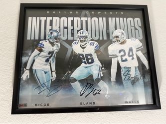 INTERCEPTION KINGS AUTOGRAPHED POSTER