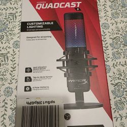 HyperX QuadCast S - USB Microphone - RGB Lighting
