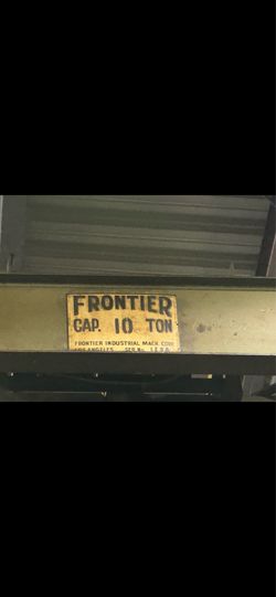 over head crane 10 tons