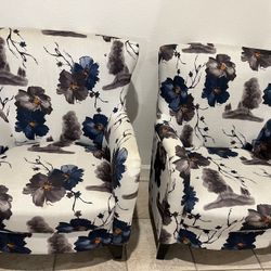 Floral Accent Chair