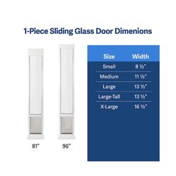 Pet safe Sliding Dog Door
