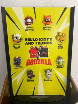 McDonald’s Hello Kitty Godzilla display