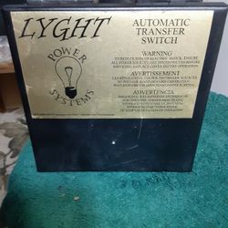 RV 30 amp Auto TRANSFER SWITCH