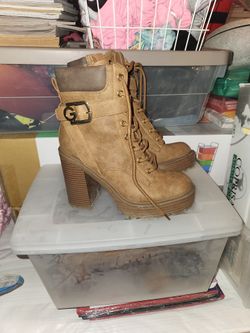 Brown Heel Boots