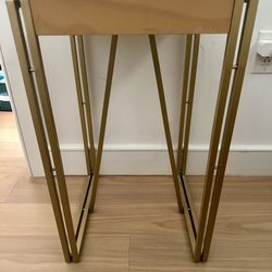 Gold End Table