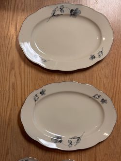 Blue Floral Flatware