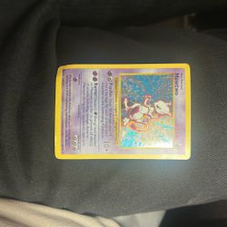 Mewtwo Pokeman Card