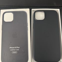 iPhone 14 Plus leather case
