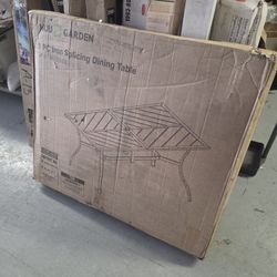 61 in. x 37 in. Outdoor Dining Table