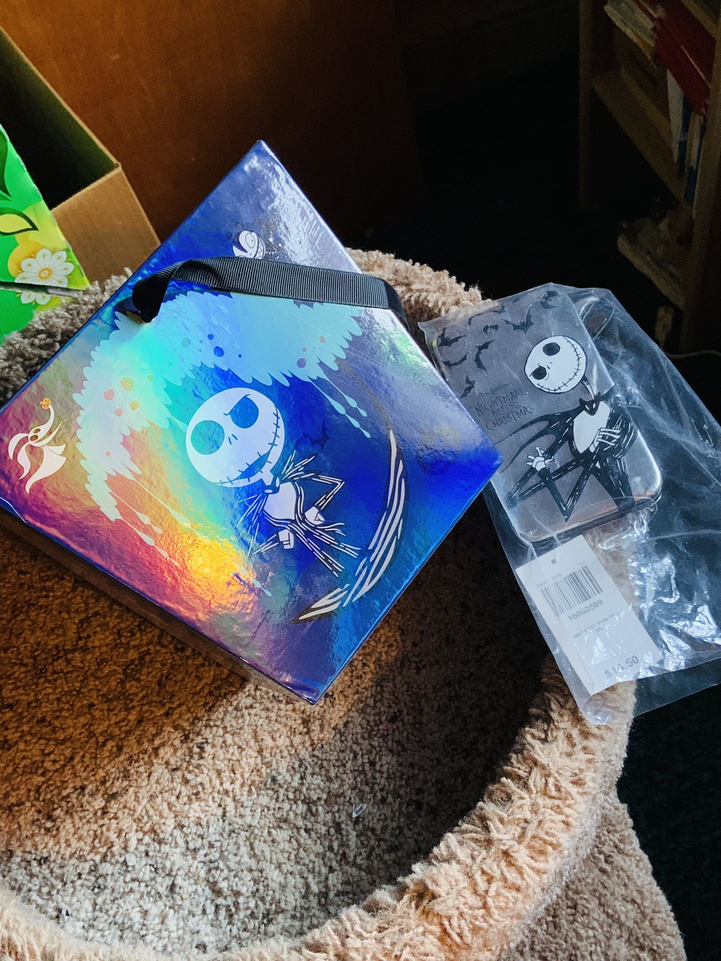 Halloween Christmas  Memorabilia  Pop Culture . . Never Used From 2010 Jack Skellington . Nightmare Before Xmas Bucket And Card Case. 15 