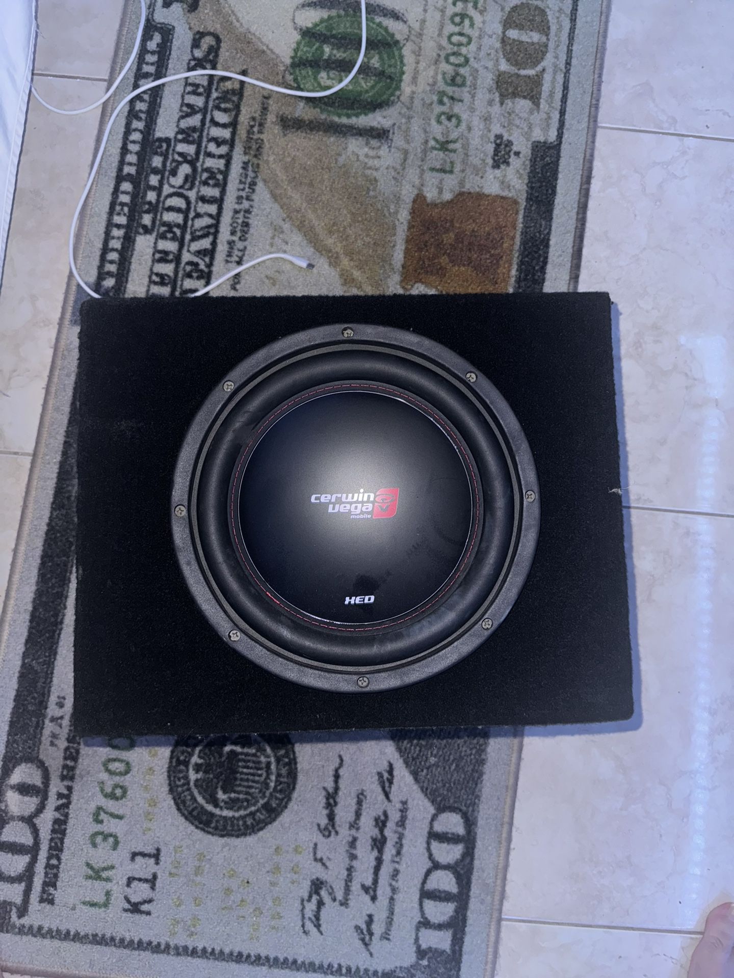 10” Subwoofer and Amp