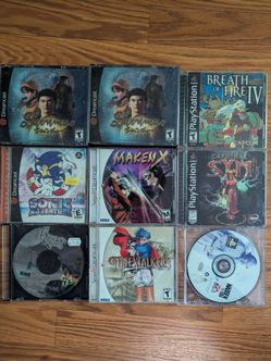 Extremely RARE Classic Video Game Collection (Nintendo SNES & N64, Sega Dreamcast, PS1/PSX, PS3, PSP & Cards Bonus)
