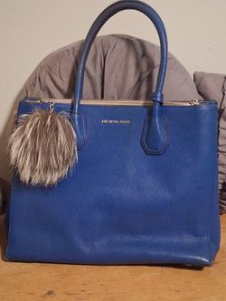 Blue Michael Kors Purse