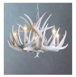 Unique Resin Antler Light