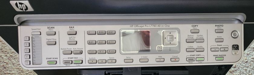 HP Officejet Pro L7780 All-In-One