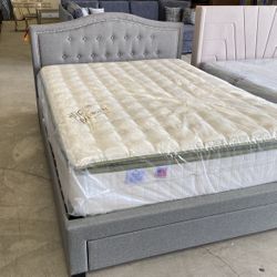 New Queen Bed New Mattres Pillow Top Free Deliver 