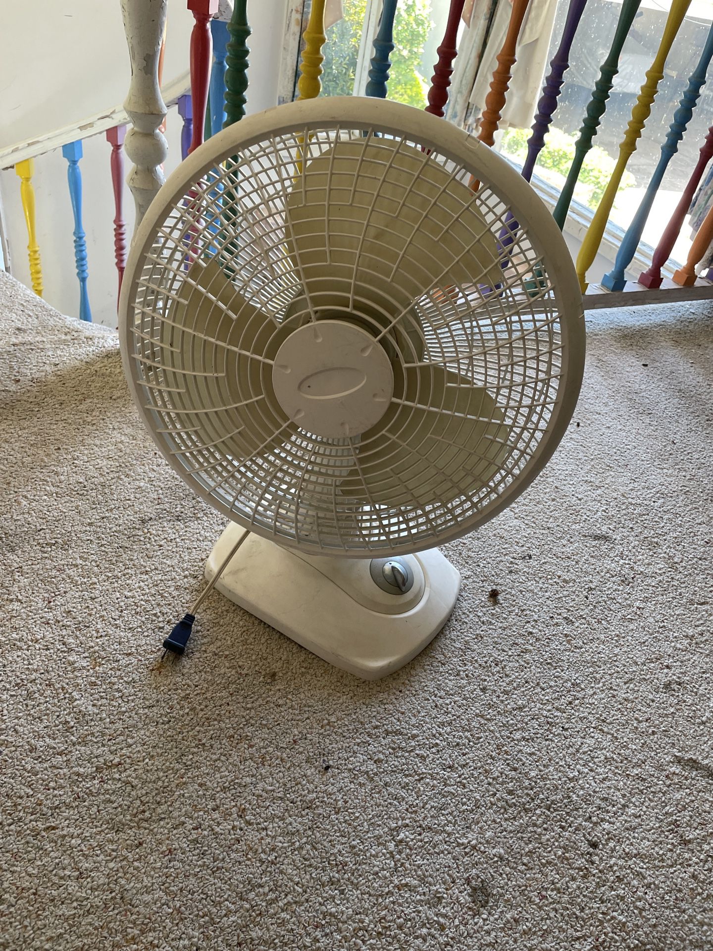 Lasko Over The Counter Fan Tested Works Perfectly when you come ill fully test it for you 