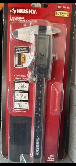 HUSKY-6”inch DIGITAL FRACTIONAL CALIBER. NEW