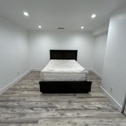 Black Grain Bed Frame 