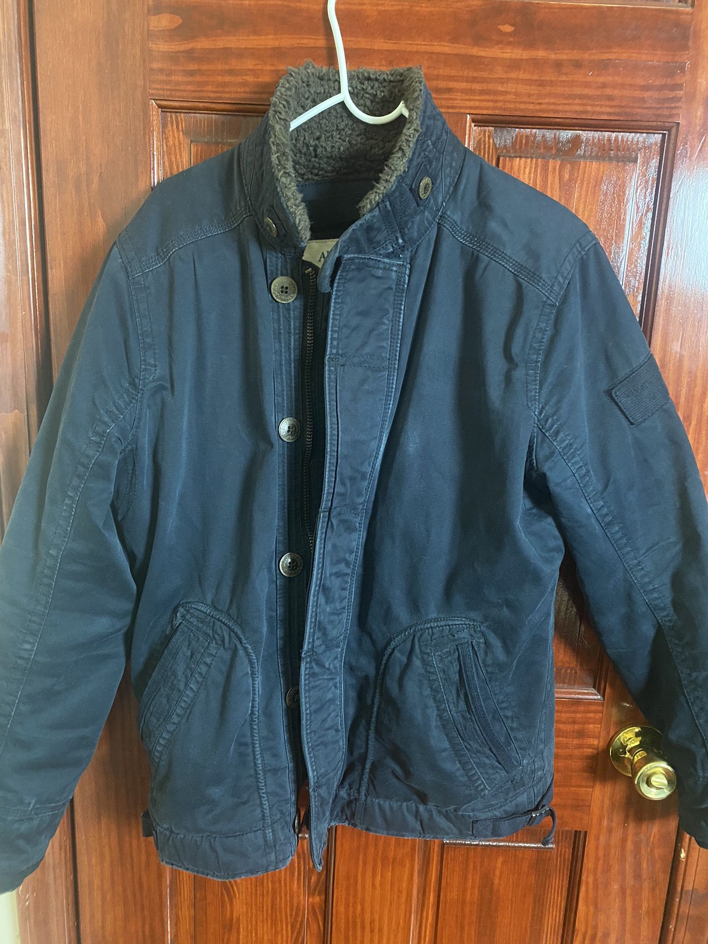 Abercrombie & Fitch Sherpa Lined Utility Jacket