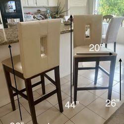 High Top Counter Chairs (2)