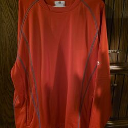 Majestic Orange Pullover With Pockets