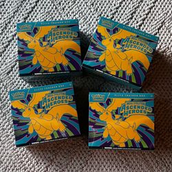 Pokemon Ascended Heroes ETB’s Factory Sealed