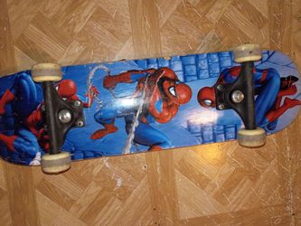 Spider man skateboard