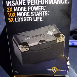 Brand New NOCO Motorcycle Battery 