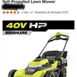 Ryobi 21in 40v Lawn Mower 