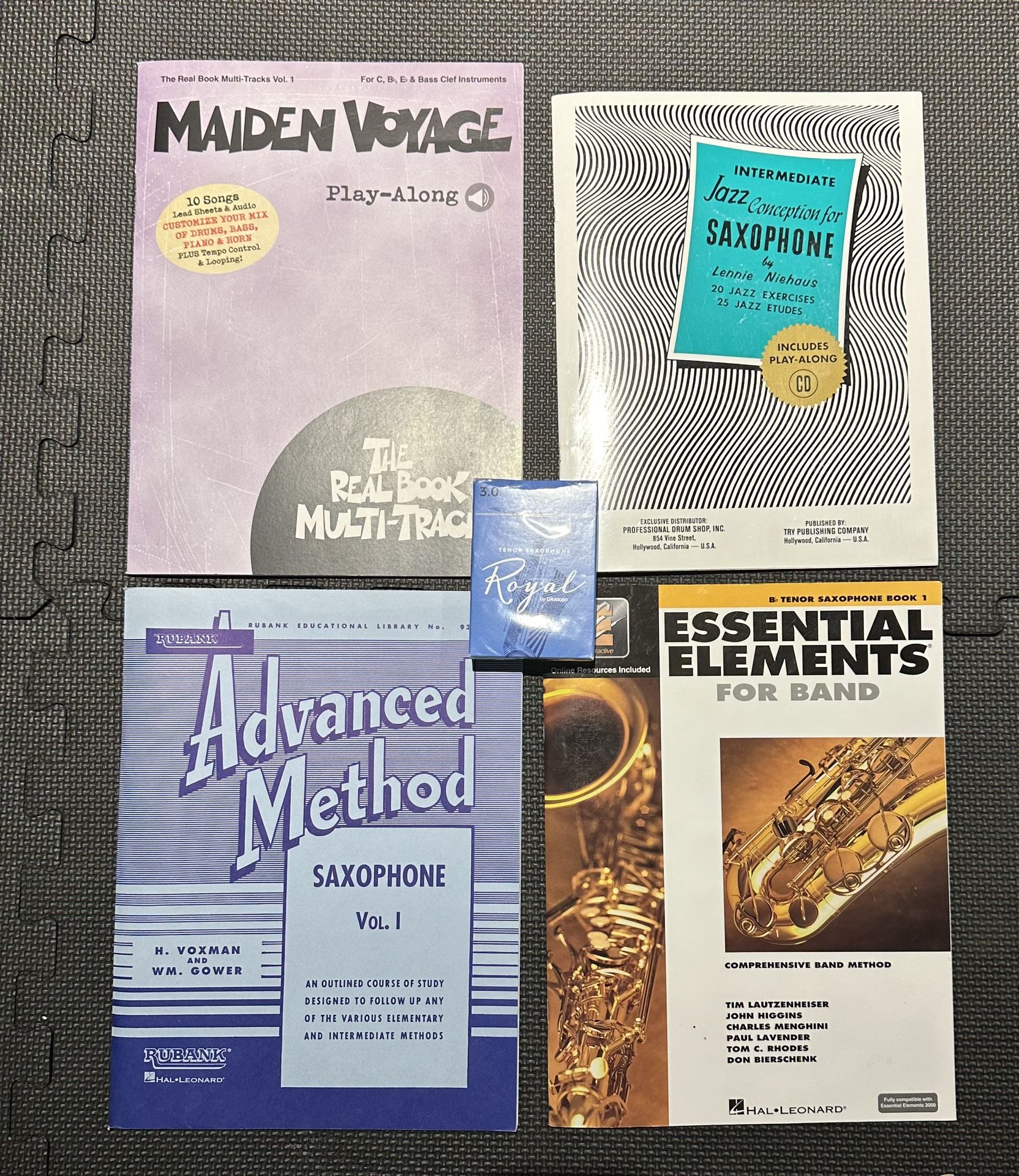 Tenor Sax Jazz Books And Reeds (OBO)