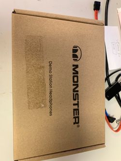 Two Brand new Monster Demo Station Headphone