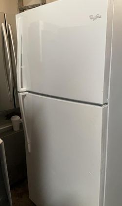 Whirlpool Top Mount White Refrigerator
