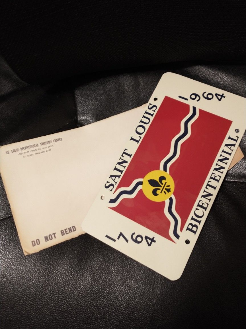 1(contact info removed) Vintage License Plate