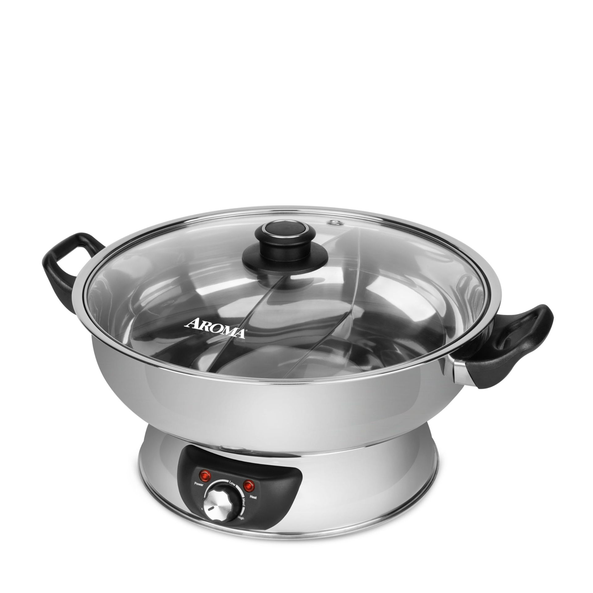 aroma Housewares Asp – 610 Dual Sided Shabu Hot Pot