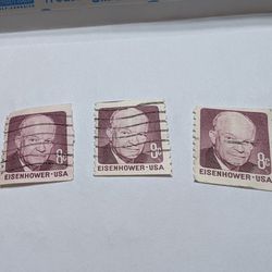 Eisenhower Stamp 8cent