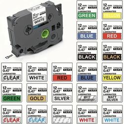 12mm Label Maker Tape for BROTHER machines