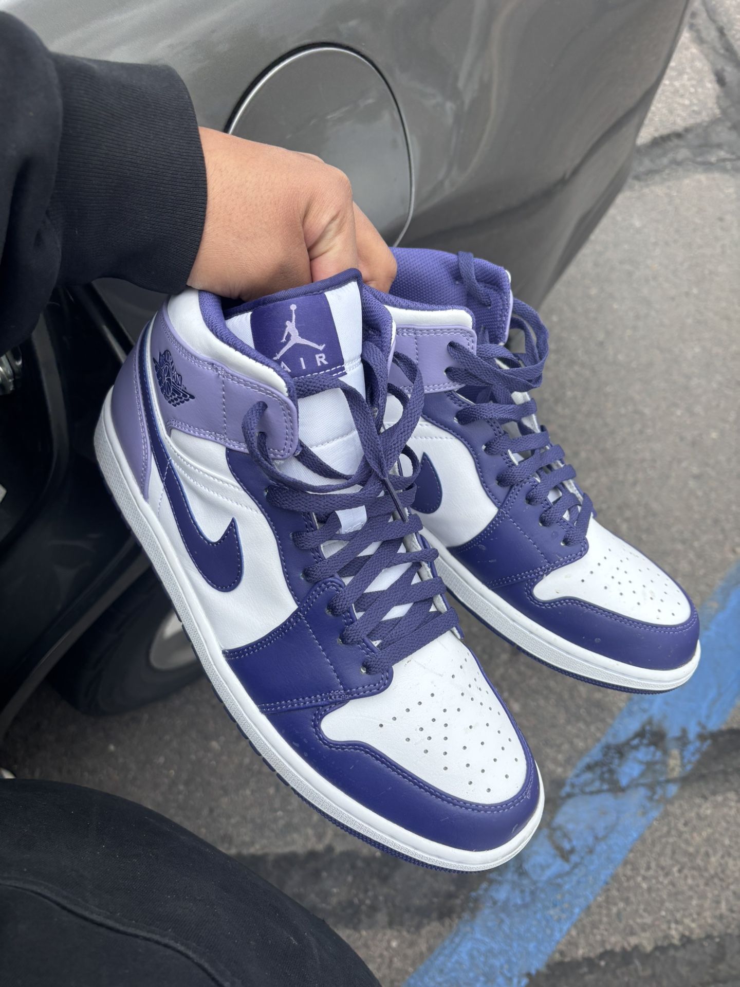 Jordan Mid 1s Sky J Purple