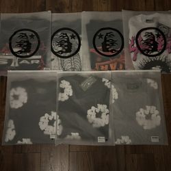 Hellstar And Denim tear Shirts 1:1