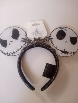 Disney Park's Jack Skellington Ears Headband 