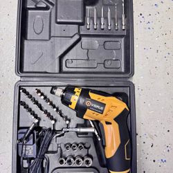 VIGRUE Cordless Screwdriver, 4V MAX 2000mAh Li-ion, with 45 Free Accessories