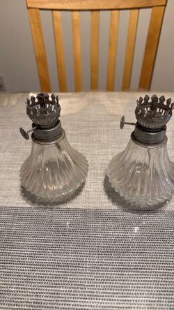 Small crystal oil lamps