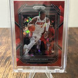 2022-23 Panini Prizm Red Wave Prizm Victor Oladipo #167 Basketball Card