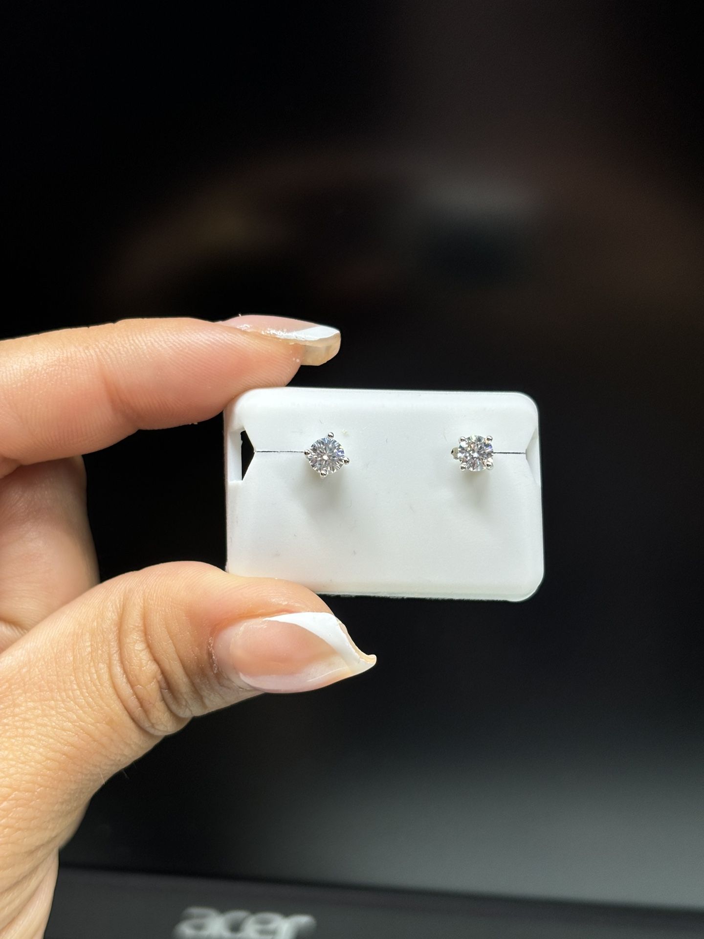 Moissanite Studs
