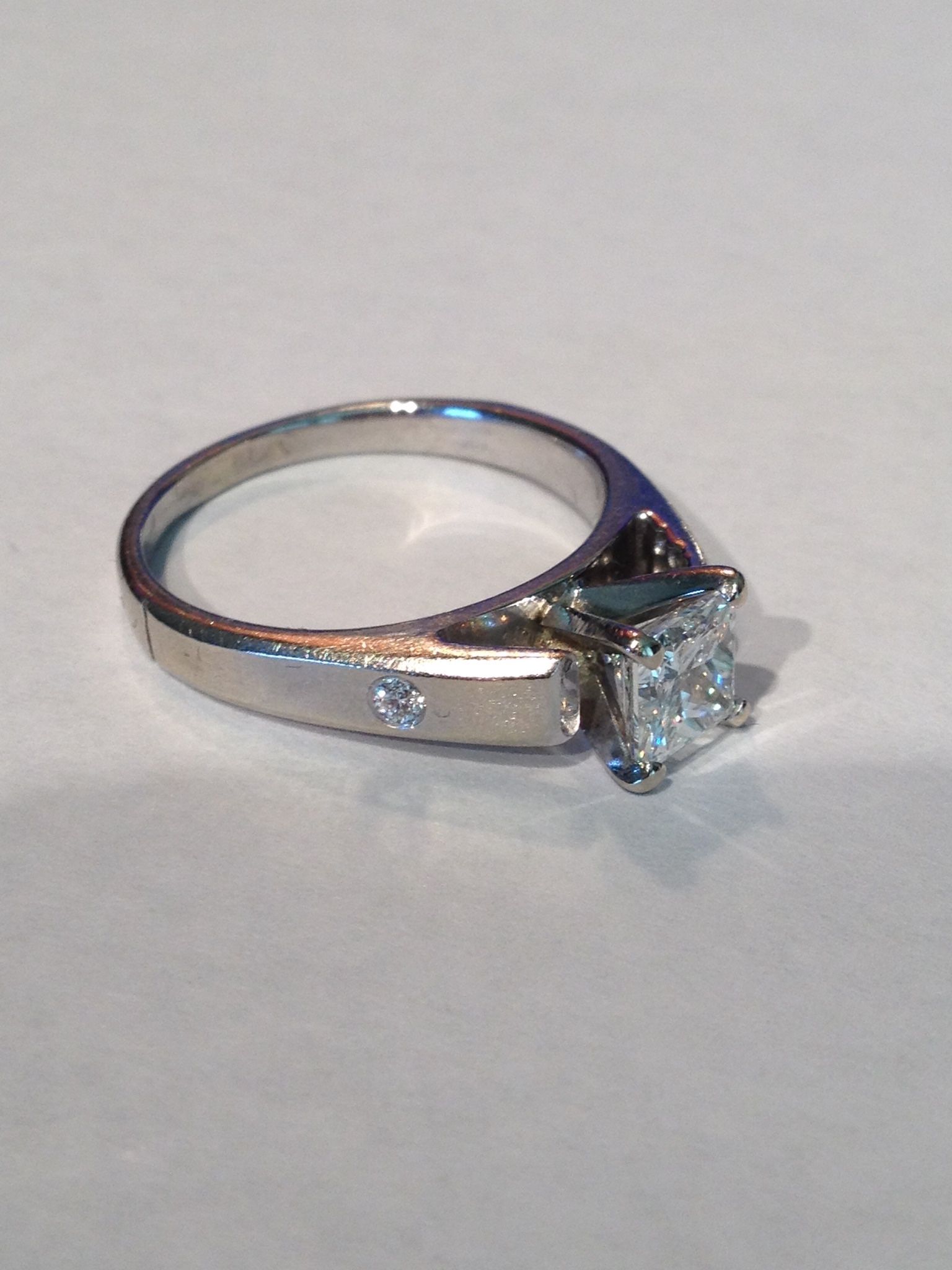 Size 7 Engagement Ring Princess Cut