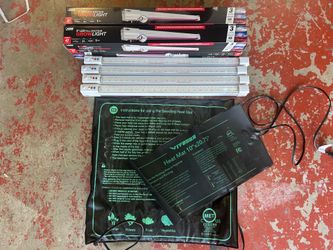 LED Grow Lights and Heating Pads // 6 Piece Indoor Grow Set